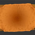 Multi Layered Shiny Golden Brown Household Decorative Item With Dripping Surface Design