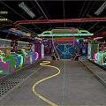 Sci-fi Corridor Sci-fi Capsule Space Capsule Hibernation Cabin Freezing Cabin Rest Cabin Rest Capsule 3d model
