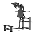 Sturdy Multifunctional Home Gym Equipment With Weight Lifting Rack Adjustable Seat And Pull Up Bar