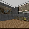 Modern Open Office Workspace With Green Plants Wall Art Country Names White Desks And Computers