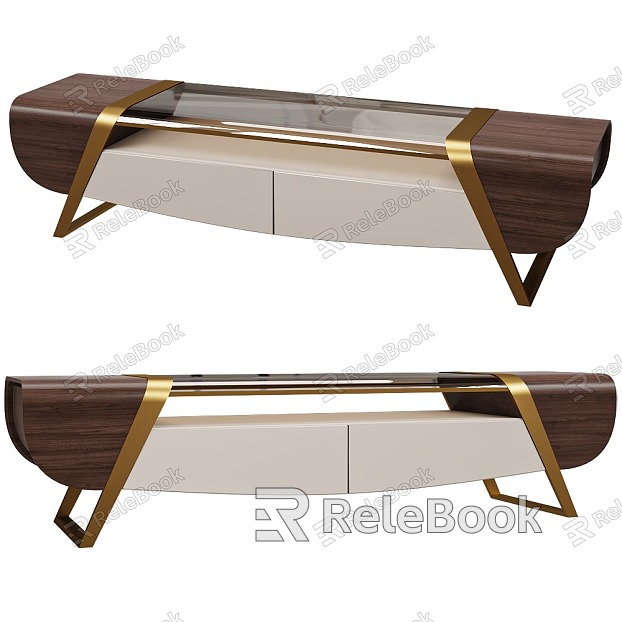 Modern TV Cabinet Side Cabinet Low Cabinet Entrance Cabinet Decorative Cabinet model