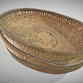 Handmade Natural Wicker Storage Baskets Stacked for Practical Household Use