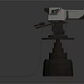 Professional Electronic Surveillance Device With Rotating Head And Stable Base Cable