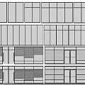 Sleek Modern Glass Partitions With Metal Frames For Transparent Interior Space Dividing