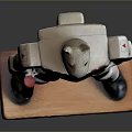 machine dog machine dog machine warrior machine war police machine armor machine war police machine soldier 3d model