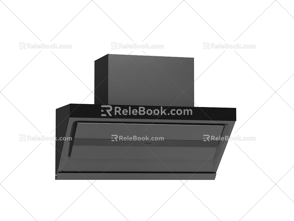 Modern hood range hood 3d model