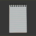 Spiral Bound Notebook With Lined Paper For Daily Stationery Use