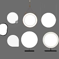 Mirror mirror toilet mirror shaped mirror full-length mirror 3d model