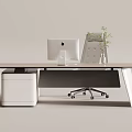 Modern desk 3d model