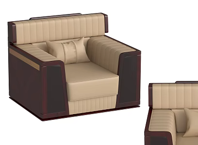 Single sofa 3d model