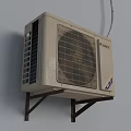 GREE Air Conditioner Fan Mounted on Metal Stand with Power Cord