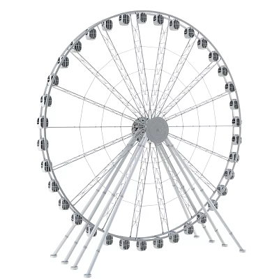 Ferris wheel 55 m 3d model