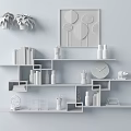 Modern Wall Shelf Storage Rack 3d model