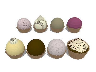 Chocolate Dessert 3d model Chocolate Dessert 3d model