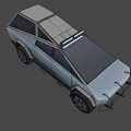 Off-road version of the car 3d model