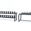 Home Gym Sports Equipment Including Squat Rack Barbell Weight Plates Exercise Balls And Medicine Balls