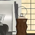 Table lamp table lamp side 3d model