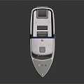 Modern Speedboat Small Boat Fishing Boat 3d model