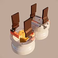 Mechanical Equipment Double Finger Parallel Gripper 3d model