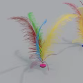 Colorful Feather Badminton Shuttlecocks Professional Sports Equipment For Training