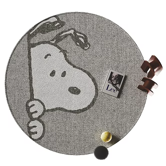 Modern Children's Carpet Round Carpet Decorative Ornaments 3d model