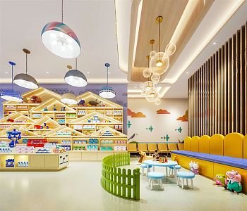 Modern Pharmacy Children's Hospital Drug Sales Area Drug Pending Area Children's Hospital Children's Pharmacy 3d model