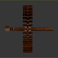 Traditional Wooden Water Wheel Mechanical Equipment With Functional Blades And Spokes Structure
