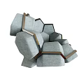 Modern Single Sofa Simple Art Casual Single Sofa 3d model