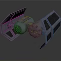 Detailed 3D Model of Cosmic Spacecraft for Aerospace Exploration and Design