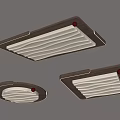 Antique ceiling lamp 3d model