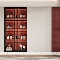 New Chinese Decorative Bookcase 3d model