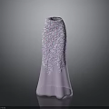 Stylish Purple Long Dress With Colorful Intricate Patterns For Daily Use