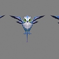 Modern Owl Spirit Pet Cartoon Bird 3d model