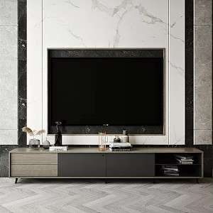 Furniture jewelry background wall 3d model