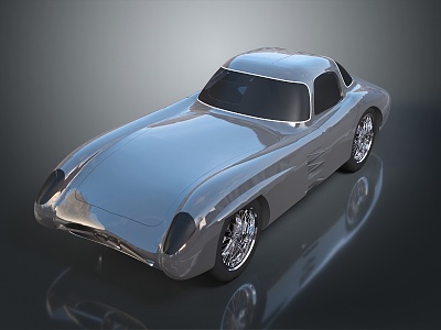 Hyundai sports car Mercedes-Benz vehicles 3d model