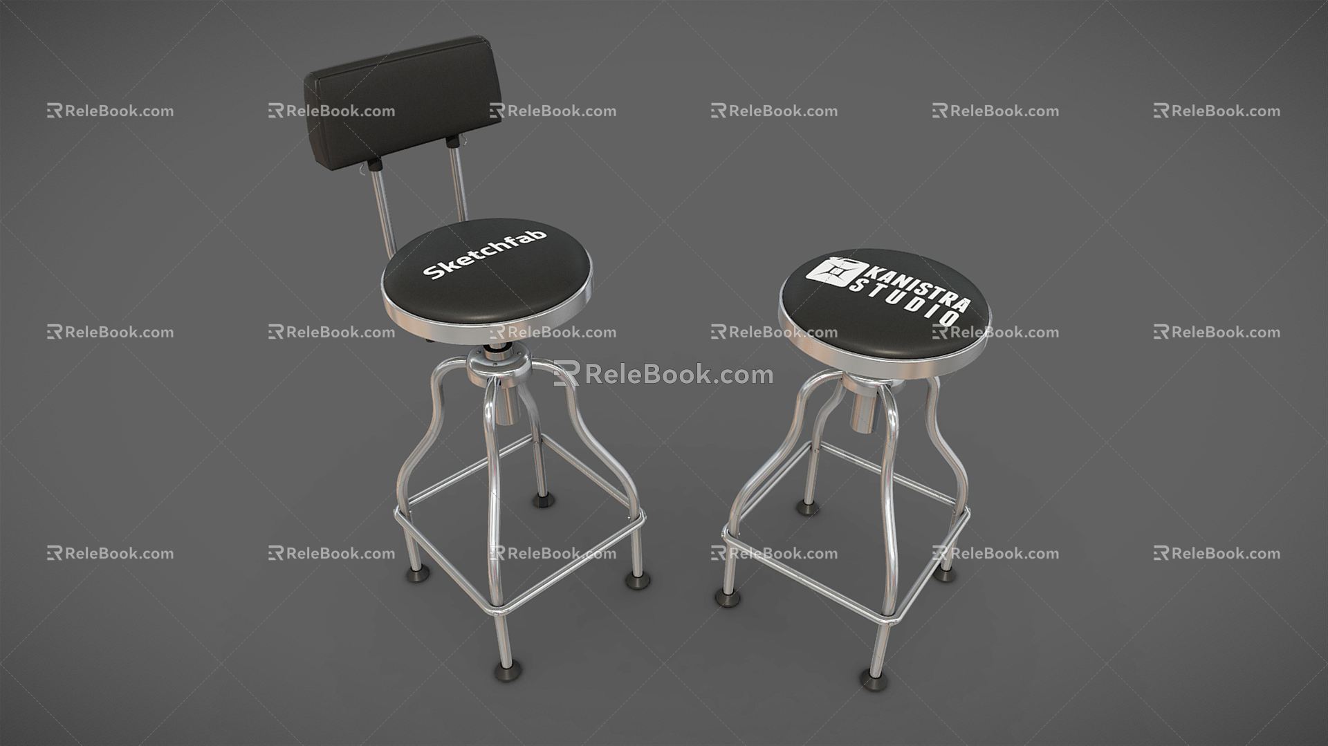 Modern Bar Stool Bar Stool 3d model