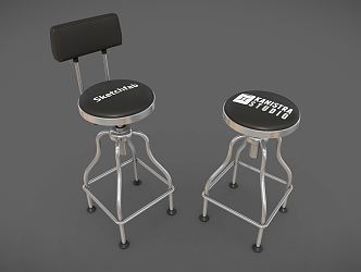 Modern Bar Stool Bar Stool 3d model