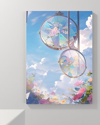 Decorative Painting Figure Painting Plant Painting Landscape Painting Animal Painting 3d model