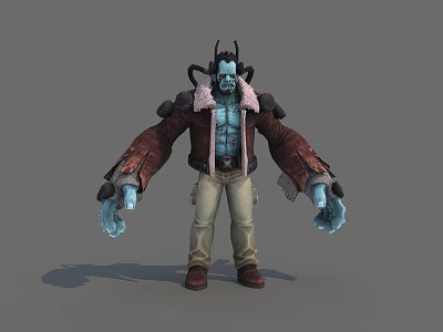 Orc Monster Demon Monster Monster Barbarian 3d model Orc Monster Demon Monster Monster Barbarian 3d model