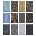 Square Rugs With Various Patterns And Designs In Different Colors For Home Decor 3d model