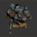 Mech Warrior Mech Soldier Machine Battlearm Mechanical Battlearm Machine Fighter Robot 3d model