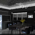ZB Smart Spray Clean Kitchen Appliances Showroom With Modern Display And Cabinets
