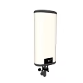 White Cylindrical Household Electric Water Heater With Stable Base Stand And Modern Design