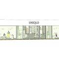 Modern Clothing Store Interior With Hanging Dresses White Sofas And Green Plants