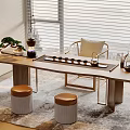 New Chinese Tea Table 3d model