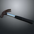 Durable Claw Hammer With Sturdy Metal Head And Ergonomic Black Handle For Home Improvement Tasks
