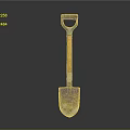 Professional Hardware Tool Shovel With Wooden Handle And Sturdy Metal Blade