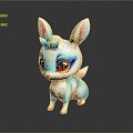 Fox Cartoon Fox Small Fox Cartoon Characters Cartoon Animals Cartoon Small Animals Game Characters 3d model