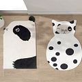 Animal Carpet Modern Shape Carpet 3d model