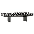 Modern Sofa Stool Zebra Corner Bend Soft Folding 3d model